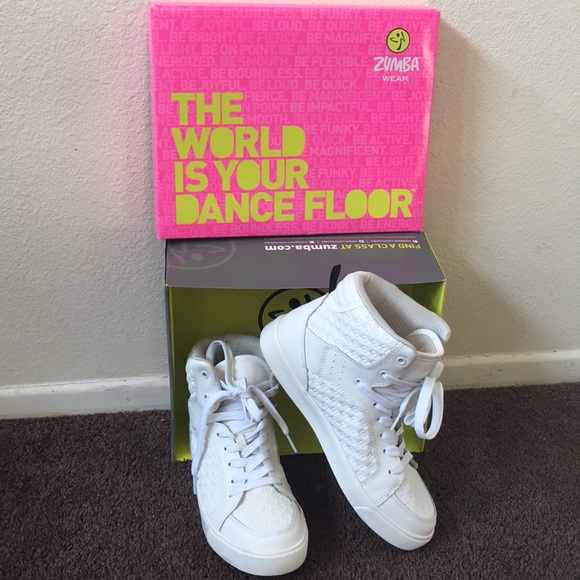 zumba high top shoes